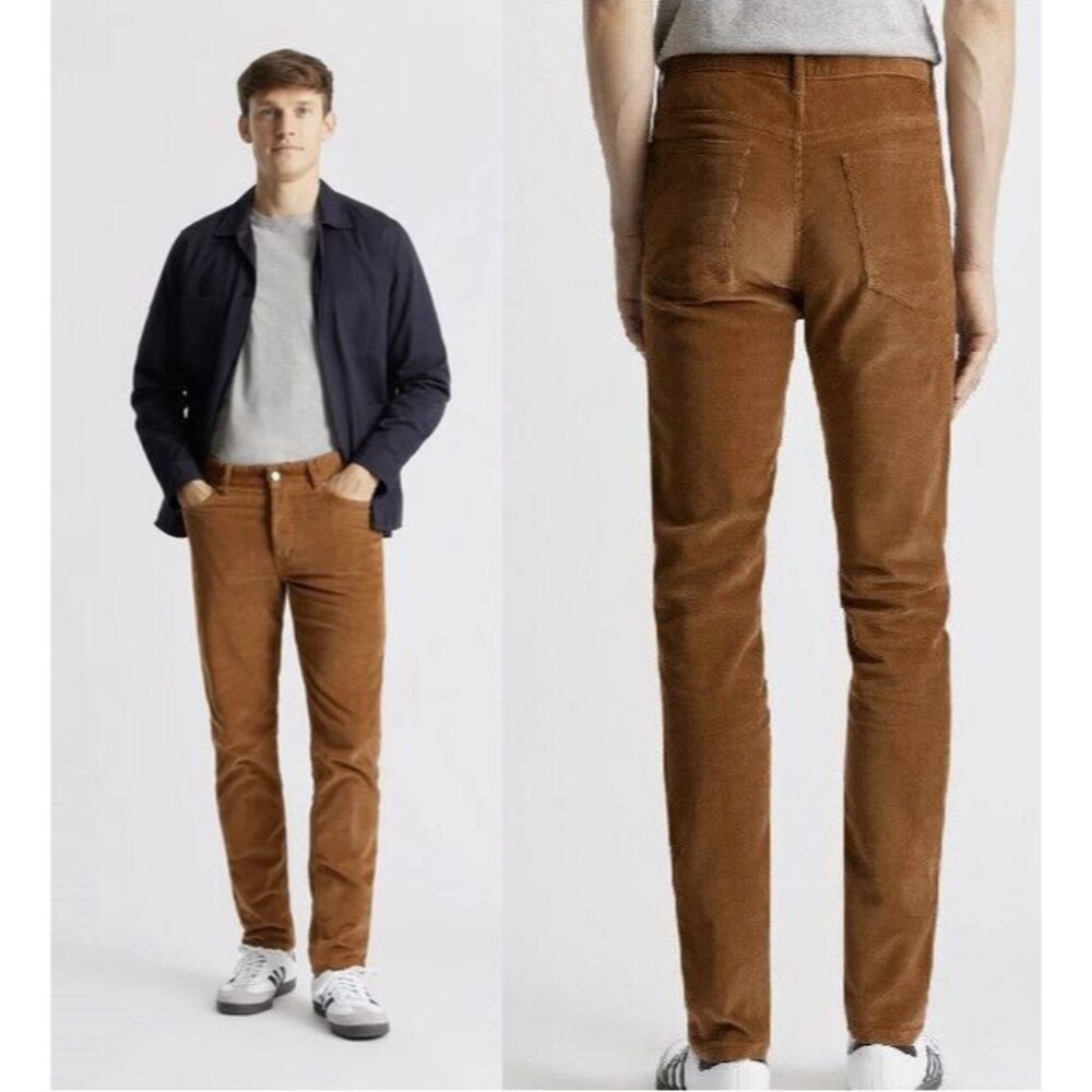 Spoke Men's Fives Corduroy Pants The Autumn Original Brown/Caramel Winter W35